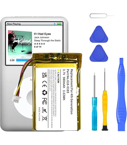 Amazon.com: Replacement Battery for APPLE iPOD Photo iPOD U2 20GB